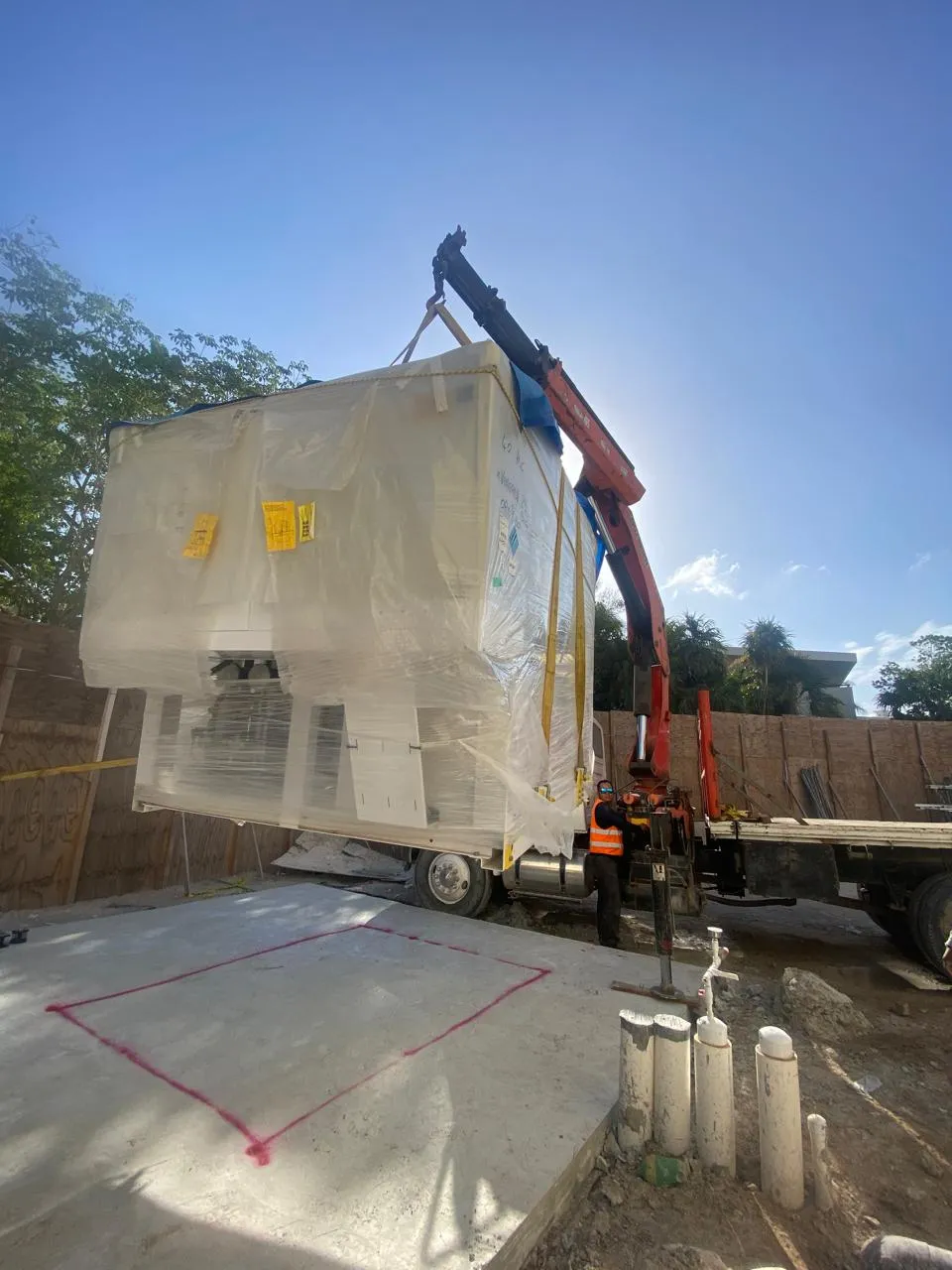 Instalación de equipos de calentamiento comercial